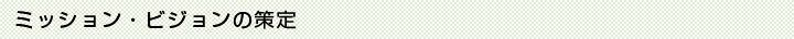 ミッション・ビジョンの策定